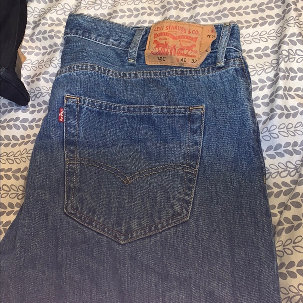 Blue 501 Levi Jeans